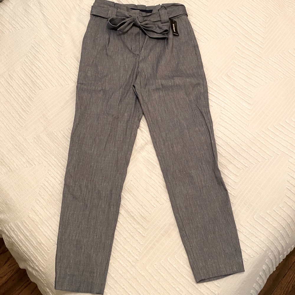 EXPRESS Paperbag Ankle Pant